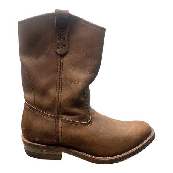 Vintage 2007 Red Wing Pecos Boots 1155 Size 10 Nail Seat Heel USA Classic - Picture 8 of 11